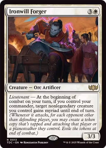 Ironwill Forger (13), Commander: Tarkir: Dragonstorm — Magic card price