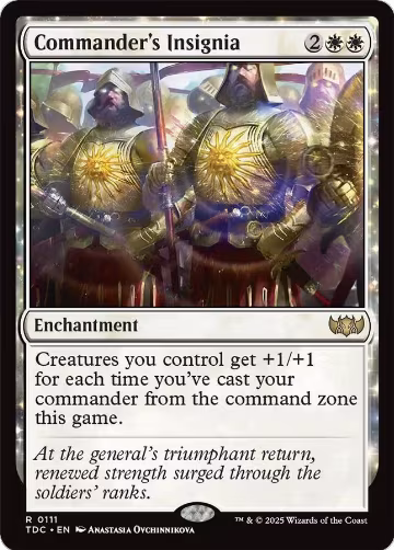 Commander's Insignia (111), Commander: Tarkir: Dragonstorm — Magic card price