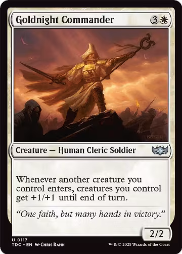 Goldnight Commander (117), Commander: Tarkir: Dragonstorm — Magic card price