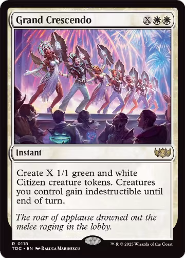Grand Crescendo (118), Commander: Tarkir: Dragonstorm — Magic card price