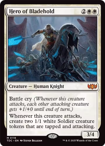 Hero of Bladehold (119), Commander: Tarkir: Dragonstorm — Magic card price