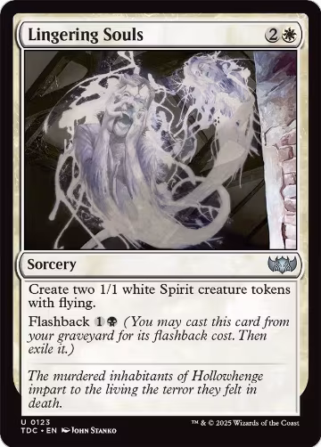 Lingering Souls (123), Commander: Tarkir: Dragonstorm — Magic card price