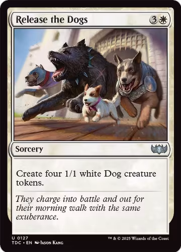 Release the Dogs (127), Commander: Tarkir: Dragonstorm — Magic card price