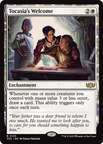 Tocasia's Welcome (135), Commander: Tarkir: Dragonstorm — Magic card price