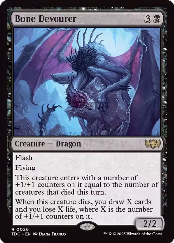 Bone Devourer (26), Commander: Tarkir: Dragonstorm — Magic card price