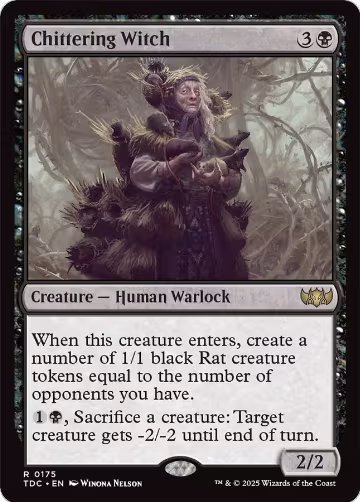 Chittering Witch (175), Commander: Tarkir: Dragonstorm — Magic card price