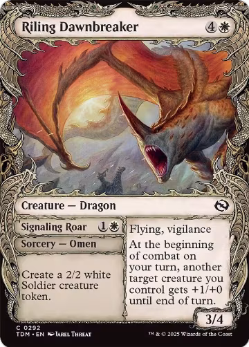 Riling Dawnbreaker (Showcase) (292), Tarkir: Dragonstorm — Magic card price