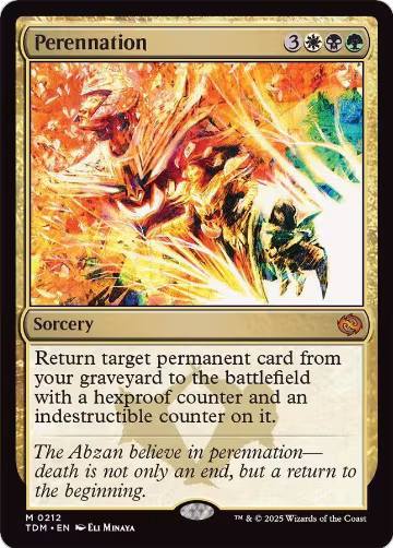 Perennation (212), Tarkir: Dragonstorm — Magic card price