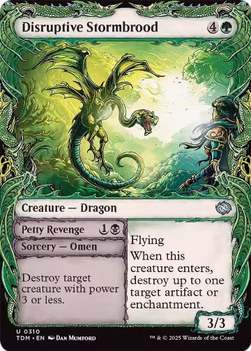 Disruptive Stormbrood (Showcase) (310), Tarkir: Dragonstorm — Magic card price