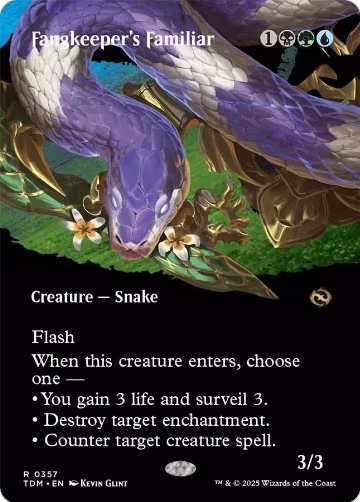 Fangkeeper's Familiar (Borderless) (357), Tarkir: Dragonstorm — Magic card price