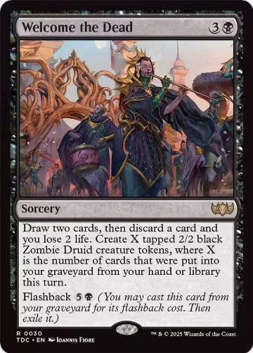 Welcome the Dead (30), Commander: Tarkir: Dragonstorm — Magic card price