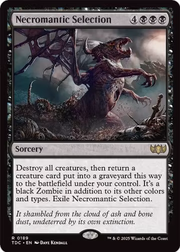 Necromantic Selection (189), Commander: Tarkir: Dragonstorm — Magic card price