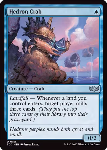 Hedron Crab (155), Commander: Tarkir: Dragonstorm — Magic card price