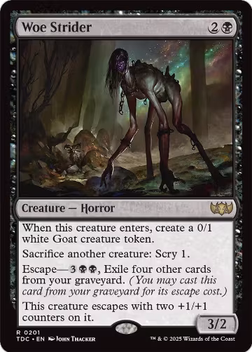 Woe Strider (201), Commander: Tarkir: Dragonstorm — Magic card price