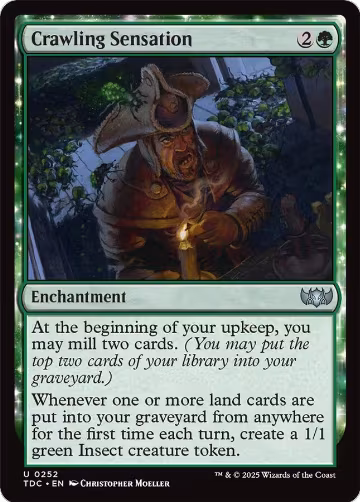 Crawling Sensation (252), Commander: Tarkir: Dragonstorm — Magic card price