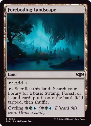 Foreboding Landscape (365), Commander: Tarkir: Dragonstorm — Magic card price