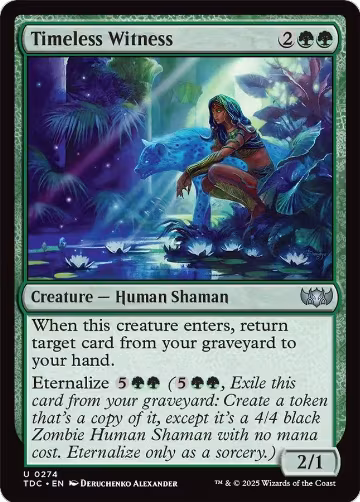 Timeless Witness (274), Commander: Tarkir: Dragonstorm — Magic card price
