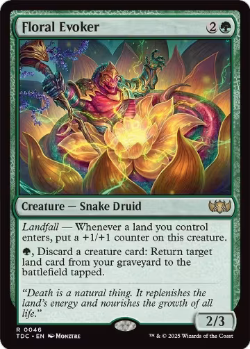 Floral Evoker (46), Commander: Tarkir: Dragonstorm — Magic card price