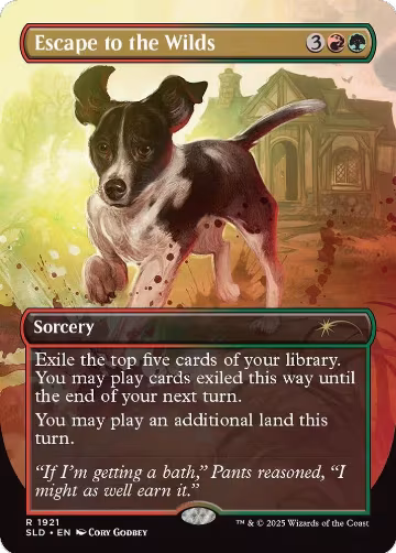 Escape to the Wilds (1921) (1921), Secret Lair Drop Series — Magic card price