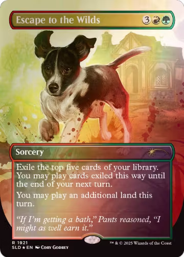 Escape to the Wilds (1921) (Rainbow Foil) (1921), Secret Lair Drop Series — Magic card price