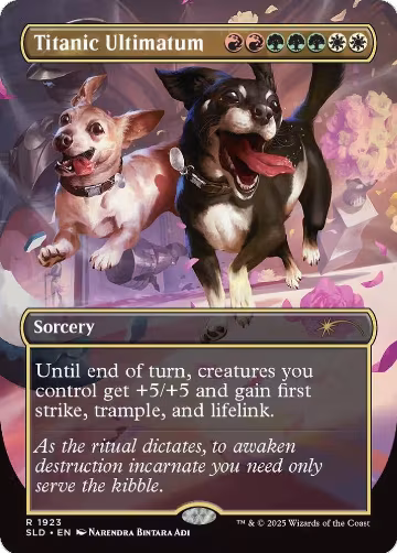 Titanic Ultimatum (1923) (1923), Secret Lair Drop Series — Magic card price