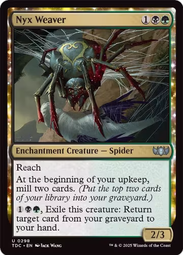 Nyx Weaver (298), Commander: Tarkir: Dragonstorm — Magic card price