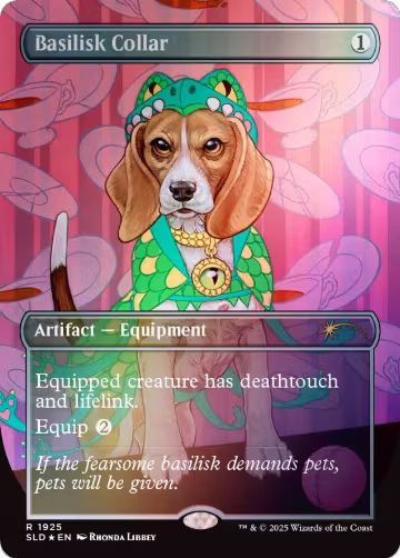 Basilisk Collar (1925) (Rainbow Foil) (1925), Secret Lair Drop Series — Magic card price