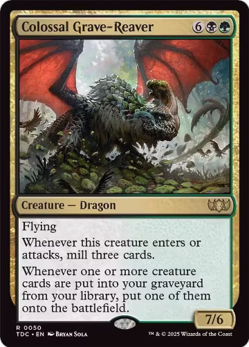 Colossal Grave-Reaver (50), Commander: Tarkir: Dragonstorm — Magic card price