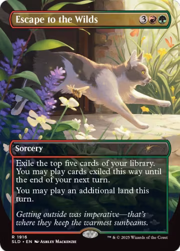 Escape to the Wilds (1916) (1916), Secret Lair Drop Series — Magic card price