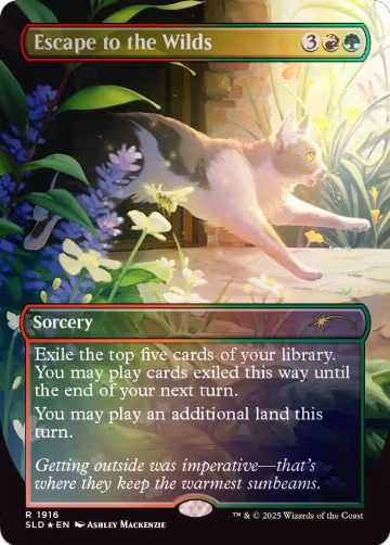 Escape to the Wilds (1916) (Rainbow Foil) (1916), Secret Lair Drop Series — Magic card price
