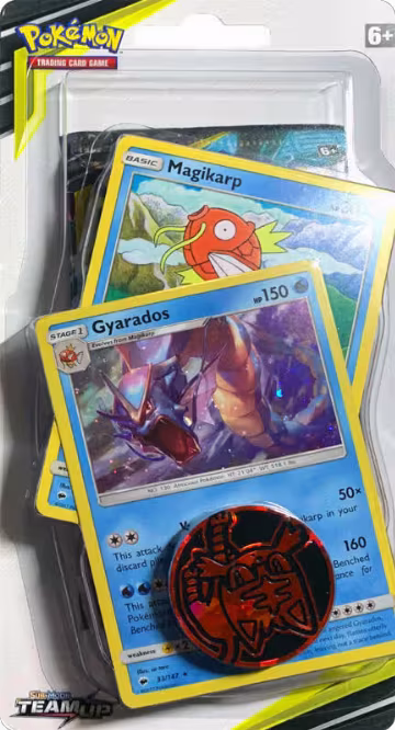 Team Up Premium Checklane Blister [Gyarados], SM - Team Up — Pokémon sealed product price