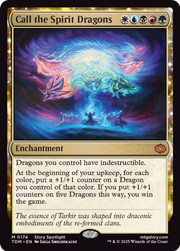 Call the Spirit Dragons (174), Tarkir: Dragonstorm — Magic card price