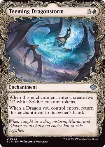 Teeming Dragonstorm (Showcase) (293), Tarkir: Dragonstorm — Magic card price