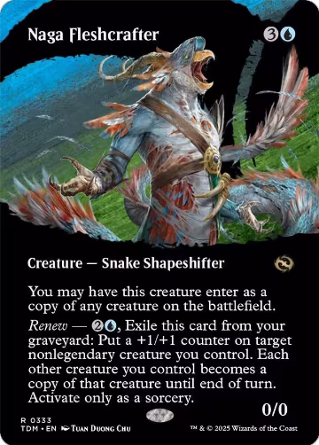 Naga Fleshcrafter (Borderless) (333), Tarkir: Dragonstorm — Magic card price