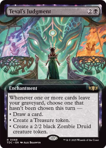 Teval's Judgment (Extended Art) (68), Commander: Tarkir: Dragonstorm — Magic card price