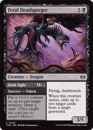 Feral Deathgorger (80), Tarkir: Dragonstorm — Magic card price