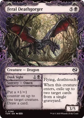 Feral Deathgorger (Showcase) (298), Tarkir: Dragonstorm — Magic card price