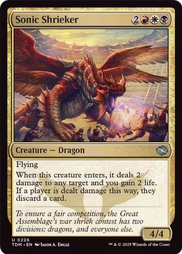 Sonic Shrieker (226), Tarkir: Dragonstorm — Magic card price