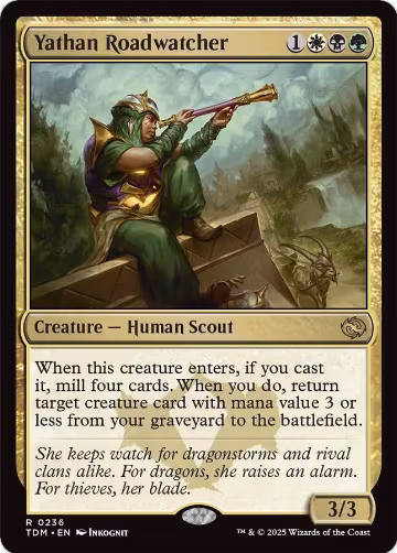 Yathan Roadwatcher (236), Tarkir: Dragonstorm — Magic card price