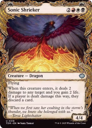 Sonic Shrieker (Showcase) (318), Tarkir: Dragonstorm — Magic card price