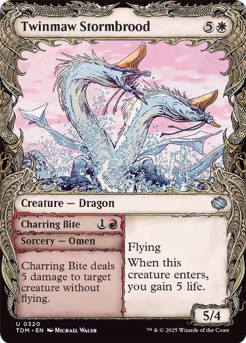 Twinmaw Stormbrood (Showcase) (320), Tarkir: Dragonstorm — Magic card price