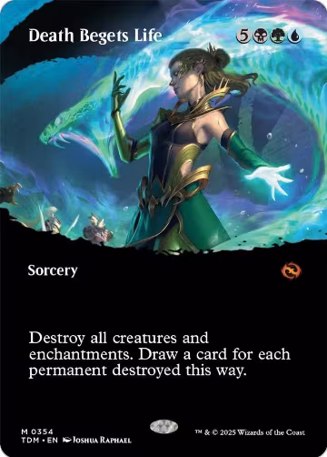 Death Begets Life (Borderless) (354), Tarkir: Dragonstorm — Magic card price
