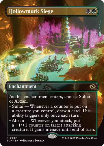 Hollowmurk Siege (Borderless) (387), Tarkir: Dragonstorm — Magic card price