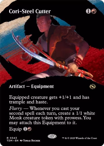 Cori-Steel Cutter (Borderless) (343), Tarkir: Dragonstorm — Magic card price