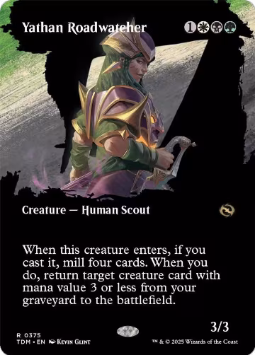 Yathan Roadwatcher (Borderless) (375), Tarkir: Dragonstorm — Magic card price