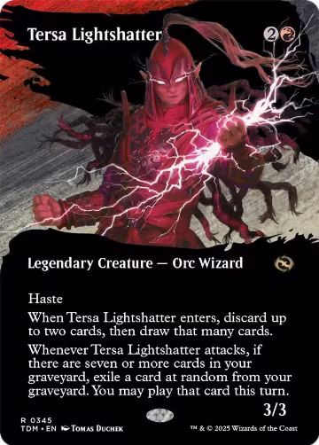Tersa Lightshatter (Borderless) (345), Tarkir: Dragonstorm — Magic card price