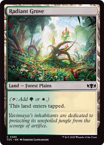 Radiant Grove (385), Commander: Tarkir: Dragonstorm — Magic card price