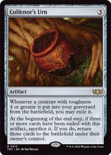 Colfenor's Urn (315), Commander: Tarkir: Dragonstorm — Magic card price