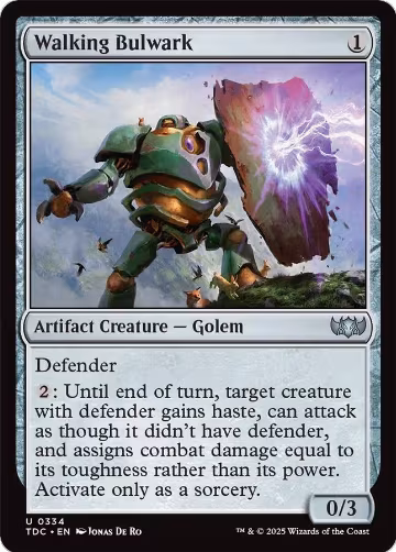 Walking Bulwark (334), Commander: Tarkir: Dragonstorm — Magic card price