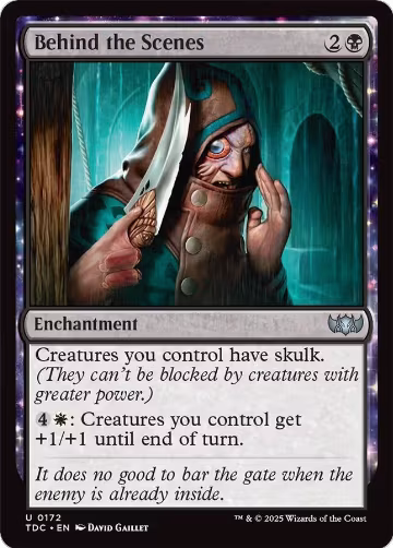 Behind the Scenes (172), Commander: Tarkir: Dragonstorm — Magic card price